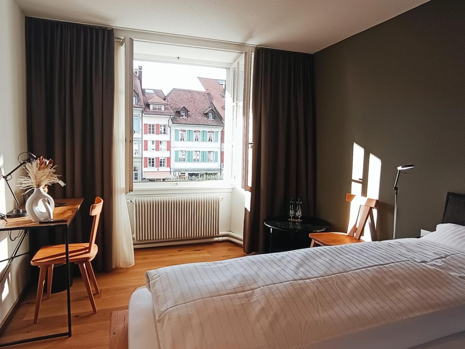 Hotel Restaurant Krone Aarberg 외부 사진