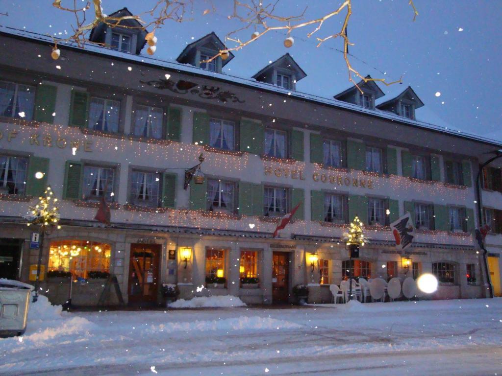 Hotel Restaurant Krone Aarberg 외부 사진